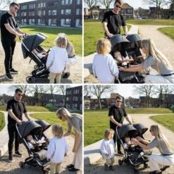 Deryan Luxe Rolo X2 Dubbele Buggy - Duo Buggy - Grijs -Maxi-Cosi Winkel 1200x1200 1011