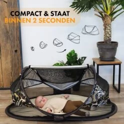 Deryan Baby Luxe Campingbedje – Inclusief Zelfopblaasbare Matras - Zoo -Maxi-Cosi Winkel 1200x1200 1071