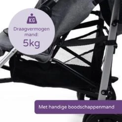Prénatal Luxe Buggy – Kinderwagen Met Boodschappenmand En Zonneklep - Verstelbare Wandelwagen – Inklapbaar Met 1 Hand - Plooibuggy Grijs -Maxi-Cosi Winkel 1200x1200 1101