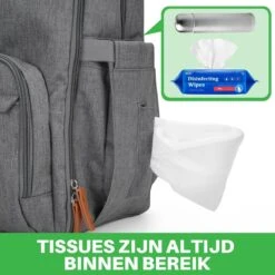 Brisby Slijtvaste Luiertas – Verzorgingstas – Met Buggymontage -Donkergrijs -Maxi-Cosi Winkel 1200x1200 1123