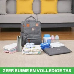 Brisby Slijtvaste Luiertas – Verzorgingstas – Met Buggymontage -Donkergrijs -Maxi-Cosi Winkel 1200x1200 1124