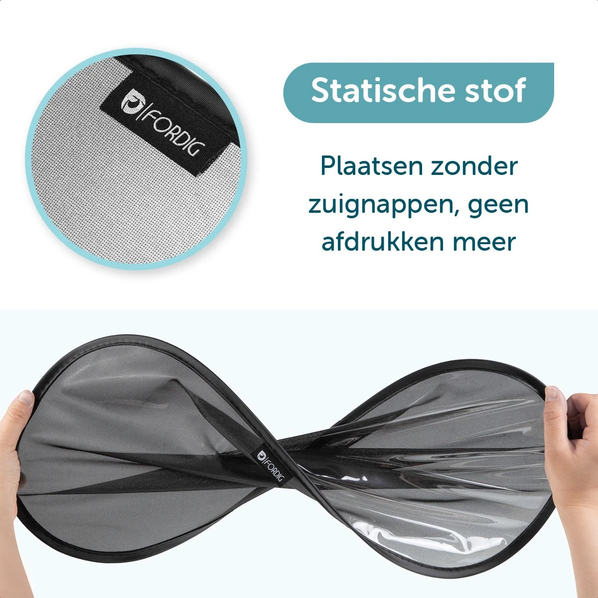 ForDig Zonnescherm Auto (2 Stuks) - Extra Donker - Zonwering UV Protectie Voor Auto Zijruit – Zonwering Auto – Zonder Zuignappen – 80 GSM – 51 X 31 CM 2 ForDig Zonnescherm Auto (2 Stuks) - Extra Donker - Zonwering UV Protectie Voor Auto Zijruit – Zonwering Auto – Zonder Zuignappen – 80 GSM – 51 X 31 CM - Image 2