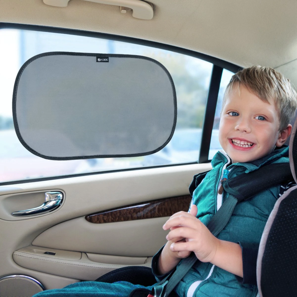 ForDig Zonnescherm Auto (2 Stuks) - Extra Donker - Zonwering UV Protectie Voor Auto Zijruit – Zonwering Auto – Zonder Zuignappen – 80 GSM – 51 X 31 CM 6 ForDig Zonnescherm Auto (2 Stuks) - Extra Donker - Zonwering UV Protectie Voor Auto Zijruit – Zonwering Auto – Zonder Zuignappen – 80 GSM – 51 X 31 CM - Image 6