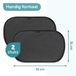 ForDig Zonnescherm Auto (2 Stuks) - Extra Donker - Zonwering UV Protectie Voor Auto Zijruit – Zonwering Auto – Zonder Zuignappen – 80 GSM – 51 X 31 CM 13 ForDig Zonnescherm Auto (2 Stuks) - Extra Donker - Zonwering UV Protectie Voor Auto Zijruit – Zonwering Auto – Zonder Zuignappen – 80 GSM – 51 X 31 CM -Maxi-Cosi Winkel 1200x1200 1144