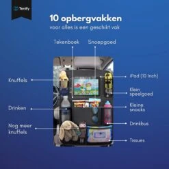 Tenify Premium Luxe & Stevige Auto Organizer Met Tablet Houder - Set Van 2 - Extra Opbergruimte - Beschermer - Autostoel - Accessories -Maxi-Cosi Winkel 1200x1200 116
