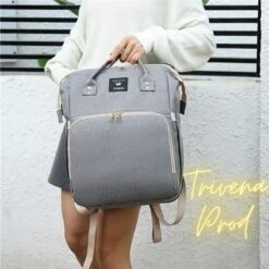 Luier- En Verzorgingstas - Luiertassen - Baby Rug Tas Met Isoleervak - Incl Flessen Verwarmer - Luiertas - Unisex/Jongens/Meisjes - Grijs - Luier Tas - Verzorgingstas Baby - Uitschuifbaar Verschoon/ Slaap Bedje - Incl Matrasje Baby - USB Poort -Maxi-Cosi Winkel 1200x1200 1166