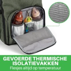 Brisby Slijtvaste Luiertas – Verzorgingstas – Met Buggymontage - Groen -Maxi-Cosi Winkel 1200x1200 1171