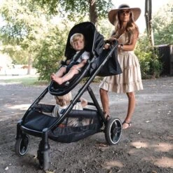 Deryan Evy Kinderwagen - Duo Kinderwagen - Uitbreidbaar - Inclusief Reiswieg - Zwart -Maxi-Cosi Winkel 1200x1200 1180