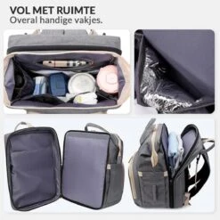 Buxibo 2-in-1 Luier- En Verzorgingstas - Inclusief Verschoon Matje - Baby Rug Tas Met Isoleervak - Diaper Backpack Bag - Reis Rugzak Inclusief Buggy En Kinderwagen Haken - Grote Capaciteit - -Maxi-Cosi Winkel 1200x1200 1247