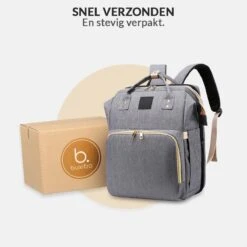 Buxibo 2-in-1 Luier- En Verzorgingstas - Inclusief Verschoon Matje - Baby Rug Tas Met Isoleervak - Diaper Backpack Bag - Reis Rugzak Inclusief Buggy En Kinderwagen Haken - Grote Capaciteit - -Maxi-Cosi Winkel 1200x1200 1249