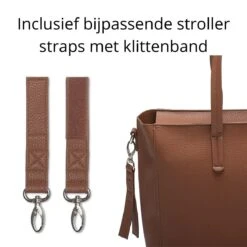 Snoozzz Luiertas Luxe Verzorgingstas – Inclusief Uitneembare Tas Organizer Met Thermovak, Stroller Hooks En Verschoningsmatje - Cognac -Maxi-Cosi Winkel 1200x1200 1269