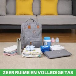 Brisby Slijtvaste Luiertas – Verzorgingstas – Met Buggymontage - Lichtgrijs -Maxi-Cosi Winkel 1200x1200 1276