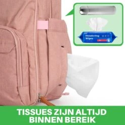 Brisby Slijtvaste Luiertas – Verzorgingstas – Met Buggymontage - Roze -Maxi-Cosi Winkel 1200x1200 1278