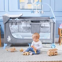 Kinderkraft Joy Luxe - Campingbed Met Schommelfunctie Blauw -Maxi-Cosi Winkel 1200x1200 1336