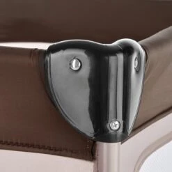 Tectake - Reisbedje Babybed Campingbed Dodo - 132x75x104cm Incl. Aankleedkussen En Draagtas - Bruin - 402203 -Maxi-Cosi Winkel 1200x1200 1340