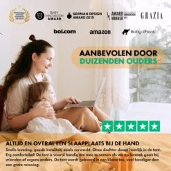 Deryan Peuter Luxe Campingbedje – Inclusief Zelfopblaasbare Matras - Cream -Maxi-Cosi Winkel 1200x1200 1346