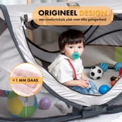 Deryan Peuter Luxe Campingbedje – Inclusief Zelfopblaasbare Matras - Silver -Maxi-Cosi Winkel 1200x1200 1372