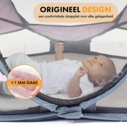 Deryan Baby Luxe Campingbedje – Inclusief Zelfopblaasbare Matras - Rose -Maxi-Cosi Winkel 1200x1200 1414