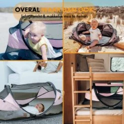 Deryan Baby Luxe Campingbedje – Inclusief Zelfopblaasbare Matras - Rose -Maxi-Cosi Winkel 1200x1200 1415