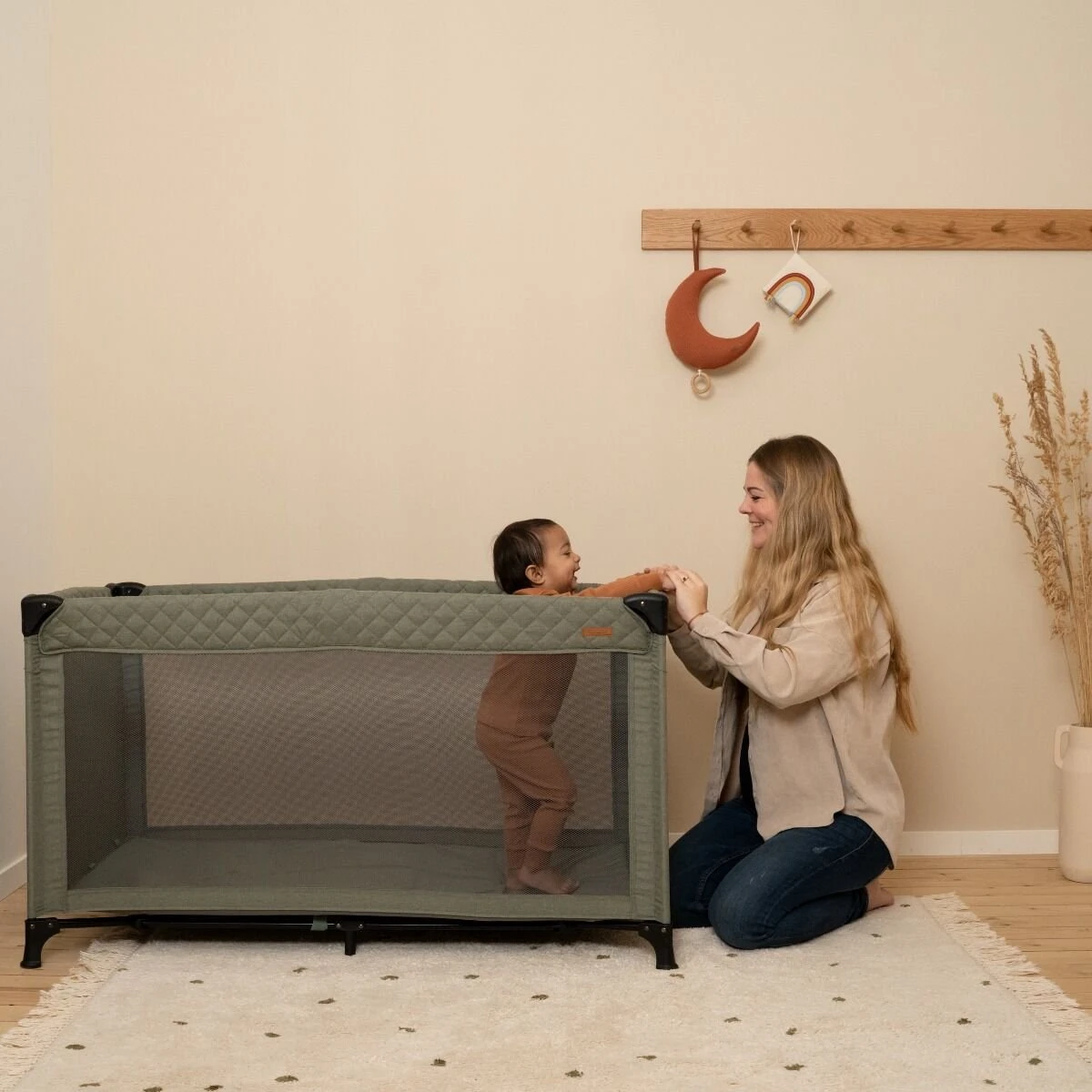 Little Dutch Campingbedje Olive 1 Little Dutch Campingbedje Olive