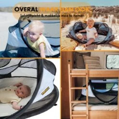 Deryan Baby Luxe Campingbedje – Inclusief Zelfopblaasbare Matras - Blue -Maxi-Cosi Winkel 1200x1200 1434