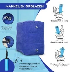 Merkloos Voetensteun - Vliegtuigbedje - Premium Quality - Reisbedje - 3 Hoogtestanden - Vliegtuig Kussen - Voetenbankje Of Poef - Met Opbergzakje & Pomp - Blauw 14 Merkloos Voetensteun - Vliegtuigbedje - Premium Quality - Reisbedje - 3 Hoogtestanden - Vliegtuig Kussen - Voetenbankje Of Poef - Met Opbergzakje & Pomp - Blauw -Maxi-Cosi Winkel 1200x1200 1458