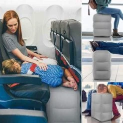 Vliegtuigbedje - Reiskussen - Voetensteun - Multifunctioneel Opblaasbaar Kussen Voor In Het Vliegtuig - Auto - Trein -Maxi-Cosi Winkel 1200x1200 1476