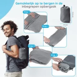 Merkloos Voetensteun | Opblaasbaar | In Alle Hoogtes Verstelbaar | Reiskussen | Vliegtuigbed | Voetensteun | 3 Verschillende Standen | Met Kinderen Reizen | Grijs -Maxi-Cosi Winkel 1200x1200 1486