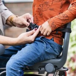 Qibbel 6+ Junior Fietsstoeltje Achter - Blauw Met Bruin Kussentje -Maxi-Cosi Winkel 1200x1200 1548