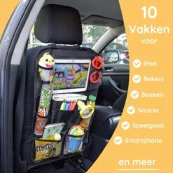 Merkloos Autostoel Organizer Met Tablet Houder - Universele Autostoel Beschermer - Autostoel Hoes Voor Kinderen -Maxi-Cosi Winkel 1200x1200 160