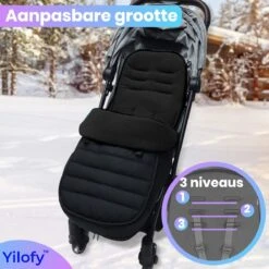 Yilofy Universele Luxe Voetenzak Babywagen & Autostoel Zwart Buggy Kinderwagen Voetzak -Maxi-Cosi Winkel 1200x1200 1615