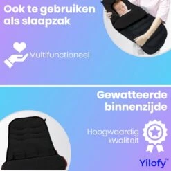 Yilofy Universele Luxe Voetenzak Babywagen & Autostoel Zwart Buggy Kinderwagen Voetzak -Maxi-Cosi Winkel 1200x1200 1618