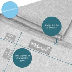 Makimaja Baby Sling - Licht Grijs - Hoge Kwaliteit 100% Natuurlijk Katoen Baby Sling - Baby Sling Pasgeborenen En Baby's Tot 15 Kg - Plus Inclusief: Baby Slabbetje 10 Makimaja Baby Sling - Licht Grijs - Hoge Kwaliteit 100% Natuurlijk Katoen Baby Sling - Baby Sling Pasgeborenen En Baby's Tot 15 Kg - Plus Inclusief: Baby Slabbetje -Maxi-Cosi Winkel 1200x1200 1703