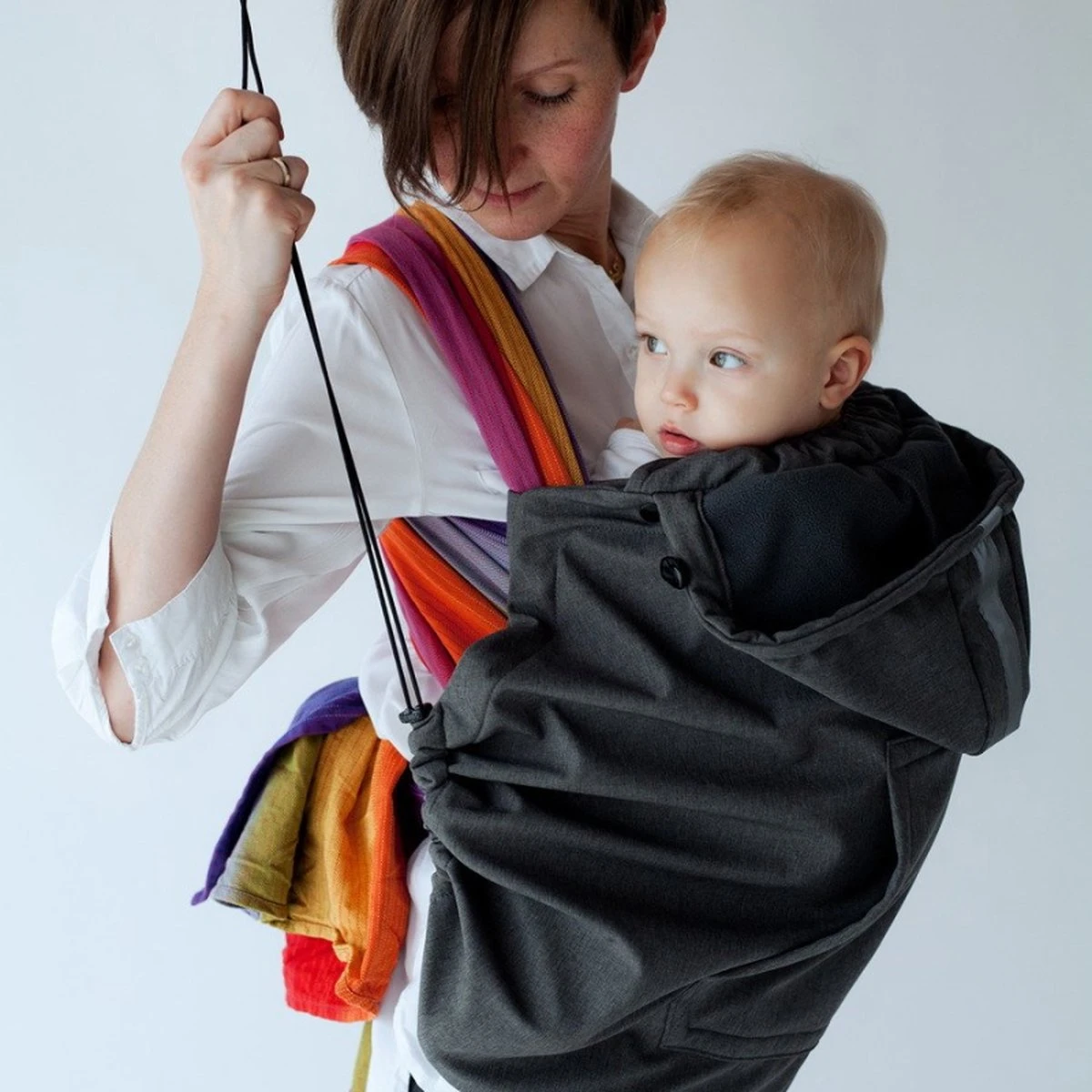 Little Frog Softshell Draag Cover Zwart - Accessoire Draagzak Of Draagdoek 3 Little Frog Softshell Draag Cover Zwart - Accessoire Draagzak Of Draagdoek - Image 3