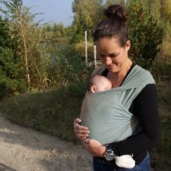 Smallvips Draagdoek Taupe - Rekbare Draagdoek Van Bamboo - Heerlijk Zacht En Koel - Ergonomisch Dragen -Maxi-Cosi Winkel 1200x1200 1766