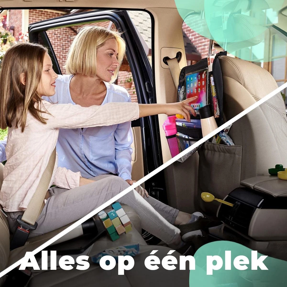 Essential Goods Autostoel Organizer - Inclusief IPadhouder - Opbergtas Auto - Multifunctioneel - Autostoelaccessoires 2 Stuks 7 Essential Goods Autostoel Organizer - Inclusief IPadhouder - Opbergtas Auto - Multifunctioneel - Autostoelaccessoires 2 Stuks - Image 7