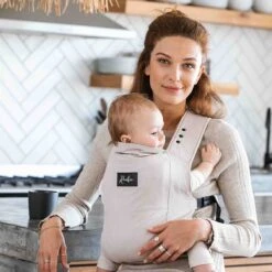 ROOKIE Baby Premium Draagzak- Design Buikdrager - Comfortabel En Ergonomisch - Pasgeboren Babydrager - Peuterdrager - Biologisch Katoen - Super Zacht - Unisex: Voor Mama En Papa (Beige) -Maxi-Cosi Winkel 1200x1200 1833