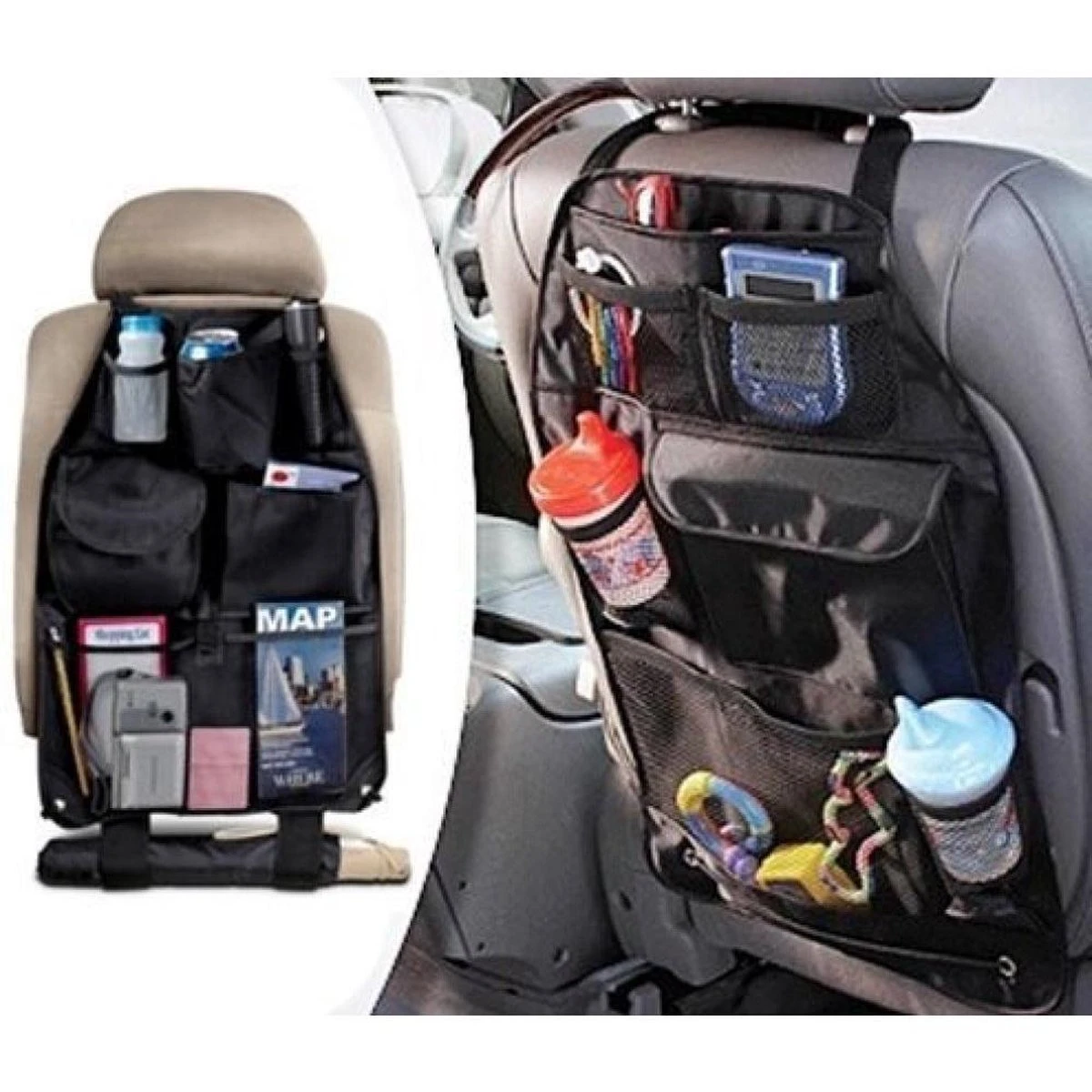 Merkloos Autostoel Organizer 3 Merkloos Autostoel Organizer - Image 3