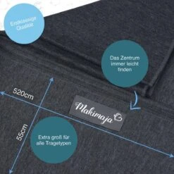 Makimaja Baby Sling - Donkergrijs - Hoge Kwaliteit 100% Natuurlijk Katoen Baby Sling - Baby Sling Pasgeborenen En Baby's Tot 15 Kg - Plus Inclusief: Baby Slabbetje 10 Makimaja Baby Sling - Donkergrijs - Hoge Kwaliteit 100% Natuurlijk Katoen Baby Sling - Baby Sling Pasgeborenen En Baby's Tot 15 Kg - Plus Inclusief: Baby Slabbetje -Maxi-Cosi Winkel 1200x1200 1845