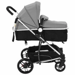 VidaXL Kinderwagen 2-in-1 Aluminium Grijs En Zwart -Maxi-Cosi Winkel 1200x1200 1940