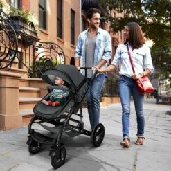 KIDUKU- 3 In 1 Combi-kinderwagen- Antraciet/zwart Buggy Incl. Autostoeltje-regenhoes- Inklapbaar -Maxi-Cosi Winkel 1200x1200 1965