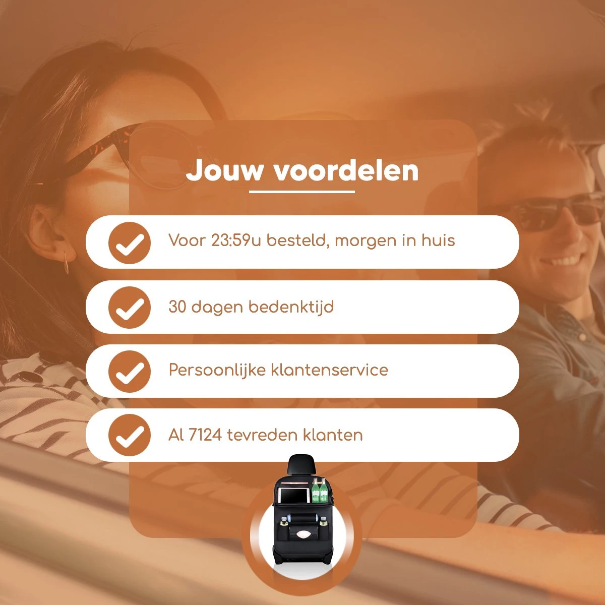 Bablue Autostoel Organizer - Zwart - 1 Stuks - Stevig PU Leer - Met Uitklapbare Tafel - Auto Organizer - Auto Accessories Interieur - Autostoel Organizer Tablet Houder - Autostoel Beschermer 11 Bablue Autostoel Organizer - Zwart - 1 Stuks - Stevig PU Leer - Met Uitklapbare Tafel - Auto Organizer - Auto Accessories Interieur - Autostoel Organizer Tablet Houder - Autostoel Beschermer - Image 11