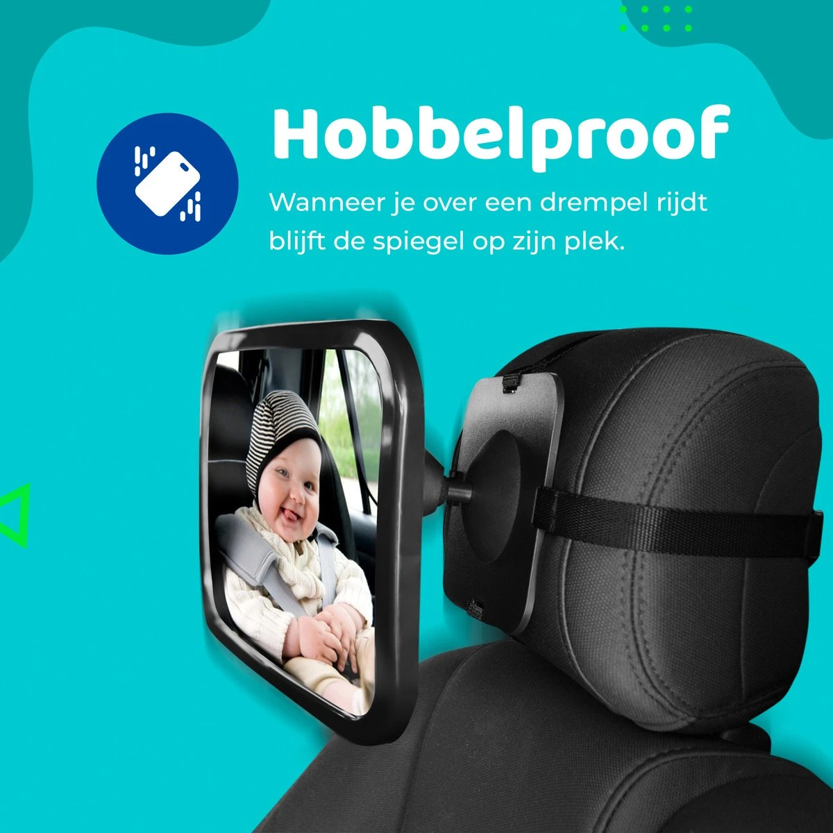 Aomni Verstelbare Autospiegel Baby – 360 Graden Roteerbare Baby Spiegel Auto – Kinder Achteruitkijkspiegel 6 Aomni Verstelbare Autospiegel Baby – 360 Graden Roteerbare Baby Spiegel Auto – Kinder Achteruitkijkspiegel - Afbeelding 6