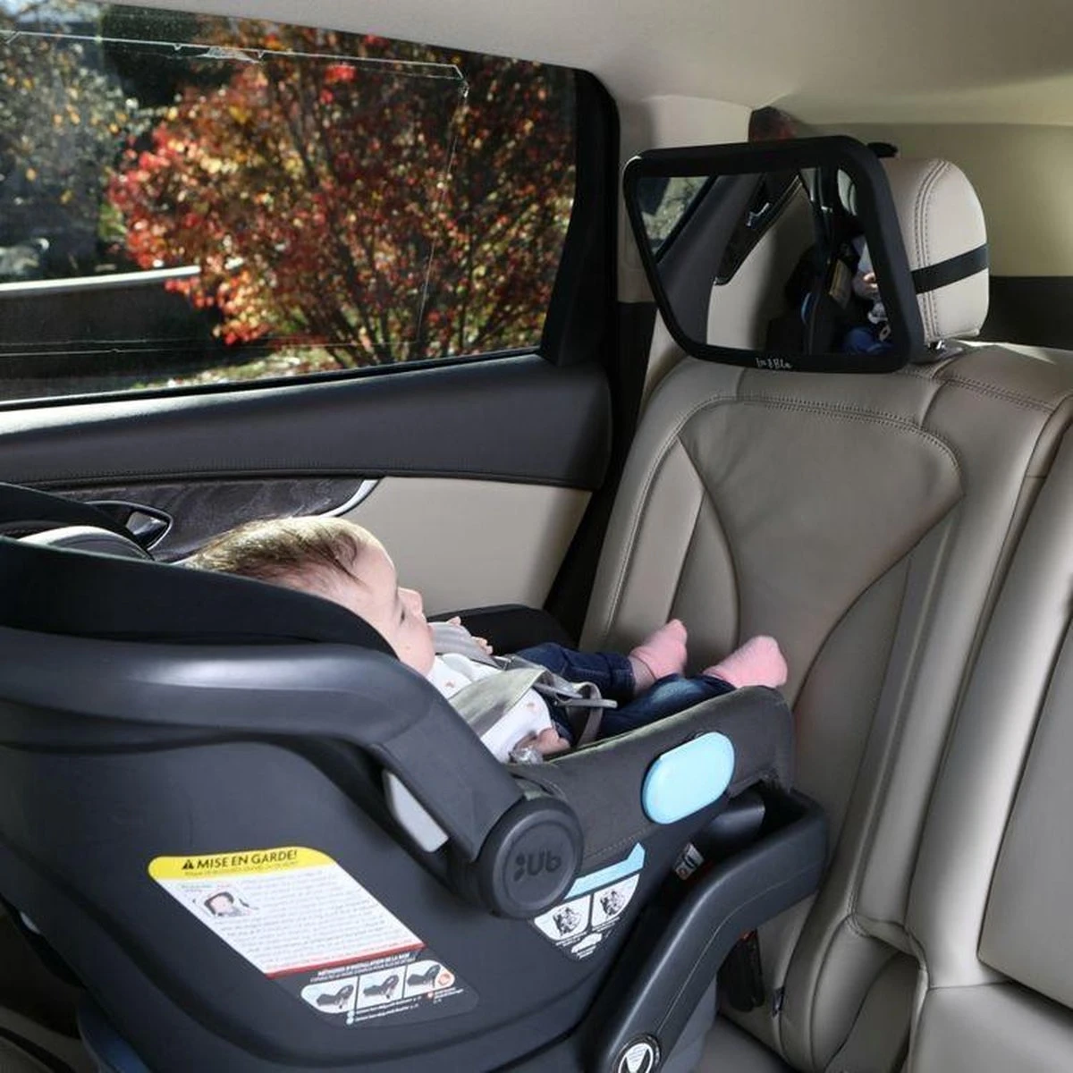 Merkloos Achterbank Spiegel Voor Baby & Kind - Auto Accessoires - Shatterproof - Zwarte A3 Verstelbare Monitor 4 Merkloos Achterbank Spiegel Voor Baby & Kind - Auto Accessoires - Shatterproof - Zwarte A3 Verstelbare Monitor - Afbeelding 4
