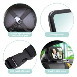 Autospiegel Baby - Verstelbare Achteruitkijkspiegel - Babyspiegel Voor Achterbank - Baby On Board Met Zuignap 12 Autospiegel Baby - Verstelbare Achteruitkijkspiegel - Babyspiegel Voor Achterbank - Baby On Board Met Zuignap -Maxi-Cosi Winkel 1200x1200 348