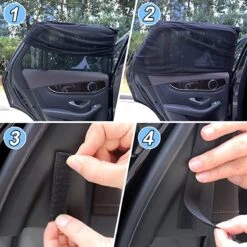 Merkloos Zonwering Voor In De Auto Universele Zonneklep Voor Zijruiten Auto