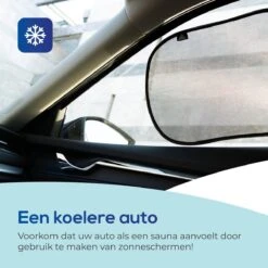 Lifestyle Living Zonnescherm Auto Zijruit – Zonwering Voor Baby En Kind – Zonder Zuignappen – UV Protectie – 2 Stuks – 51 X 31CM – Statisch - Zelfklevend -Maxi-Cosi Winkel 1200x1200 396