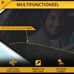 Lifestyle Living Zonnescherm – Overtrek Voor Auto Zijruit - Zonwering Voor Baby En Kind – Zonder Zuignappen – Incl. Hoes – MAX 112 X 51CM -Maxi-Cosi Winkel 1200x1200 400