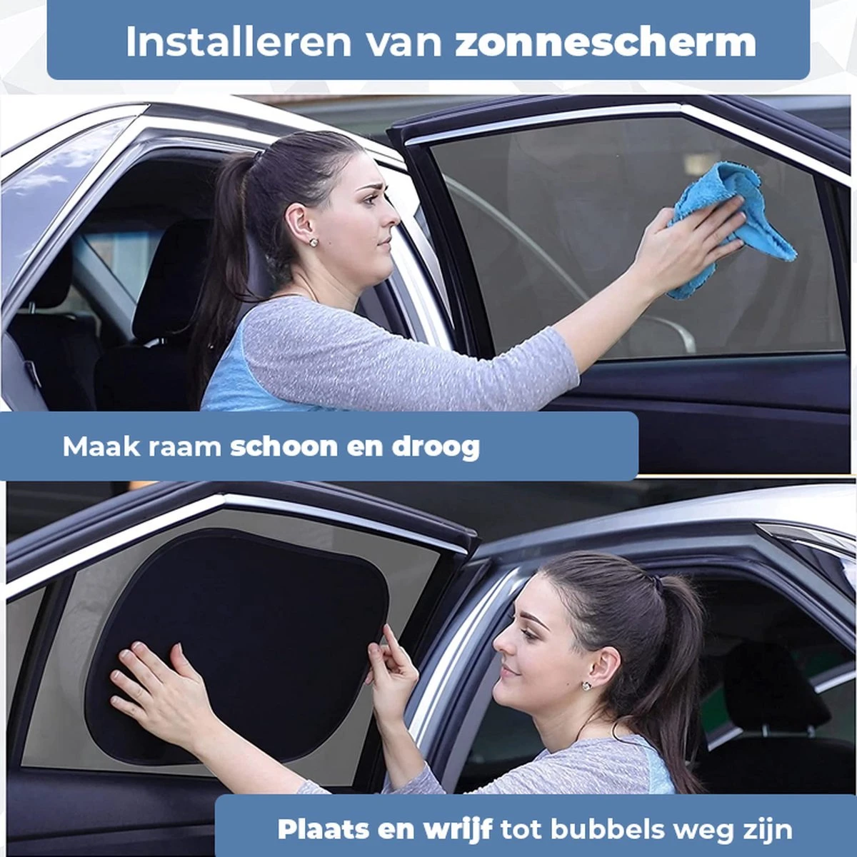 Zonnescherm Auto Baby - Zonnescherm Auto - Zonnescherm Auto Zijruit - Zonwering Auto - Zonnescherm Auto Kind - Zonwering Raam - 2 Stuks - + Gratis Bewaarzak - Zonder Zuignappen 4 Zonnescherm Auto Baby - Zonnescherm Auto - Zonnescherm Auto Zijruit - Zonwering Auto - Zonnescherm Auto Kind - Zonwering Raam - 2 Stuks - + Gratis Bewaarzak - Zonder Zuignappen - Afbeelding 4