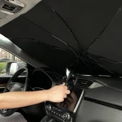 EXTRA GROOT Zonnescherm / Autoparaplu - Binnenkant Voorruit Auto - Opvouwbaar - Hitte En UV Bescherming 148X86cm -Maxi-Cosi Winkel 1200x1200 427